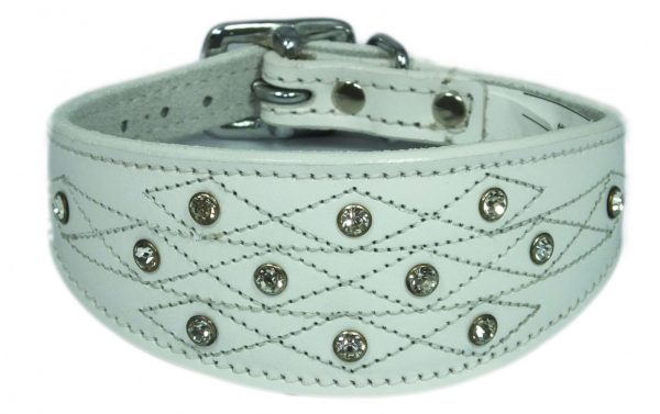 Greyhound Collar With Design Diamante