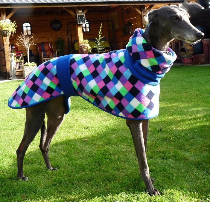 Totally Greyhound Fleece Coat. The Luna Collection. Made to Measure