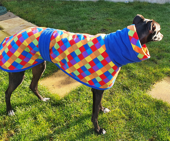 Totally Greyhound Fleece Coat. The Luna Collection. Made to Measure - Image 3