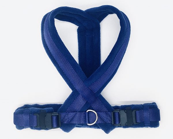 eDog. Greyhound Fleece Harness. Royal Blue
