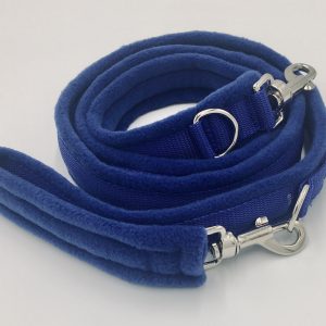 eDog. 2m Plain Dog Fleece Lead. Royal Blue