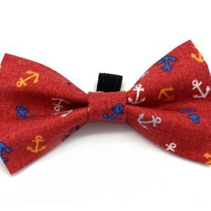 nautical dog dickie bow tie